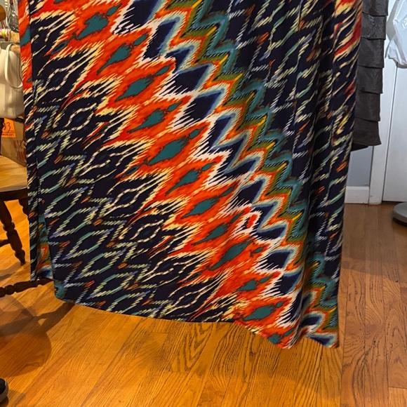 Bisou Bisou Multicolor Zigzag Maxi Dress - Picture 6 of 16